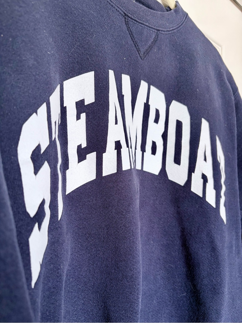 Vintage Navy Blue Crewneck Sweatshirt — Steamboat, CO - Picture 3 of 4